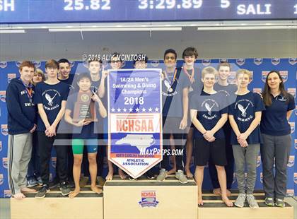 Thumbnail 2 in NCHSAA 1A/2A State Swimming Championship (Finals) photogallery.
