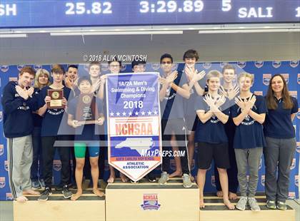 Thumbnail 1 in NCHSAA 1A/2A State Swimming Championship (Finals) photogallery.