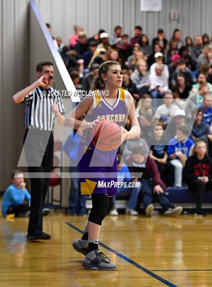 Thumbnail 1 in Wonderview vs. Concord (AAA 1A Regional Playoff) photogallery.