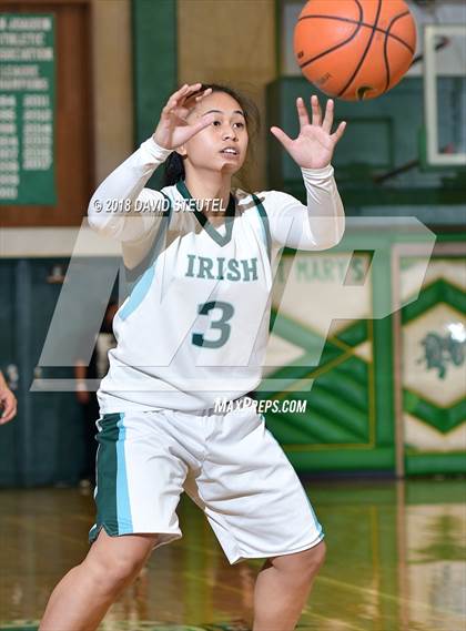 Thumbnail 1 in Fairmont Prep vs. Sacred Heart Cathedral Preparatory (St. Mary's Stockton MLK Showcase) photogallery.
