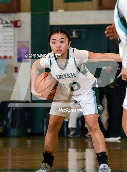 Thumbnail 1 in Fairmont Prep vs. Sacred Heart Cathedral Preparatory (St. Mary's Stockton MLK Showcase) photogallery.