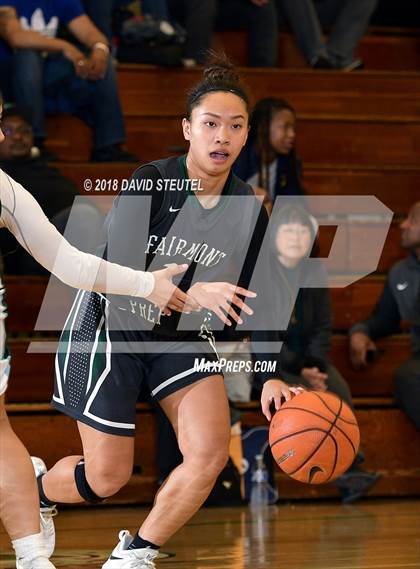 Thumbnail 2 in Fairmont Prep vs. Sacred Heart Cathedral Preparatory (St. Mary's Stockton MLK Showcase) photogallery.