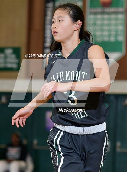 Thumbnail 2 in Fairmont Prep vs. Sacred Heart Cathedral Preparatory (St. Mary's Stockton MLK Showcase) photogallery.