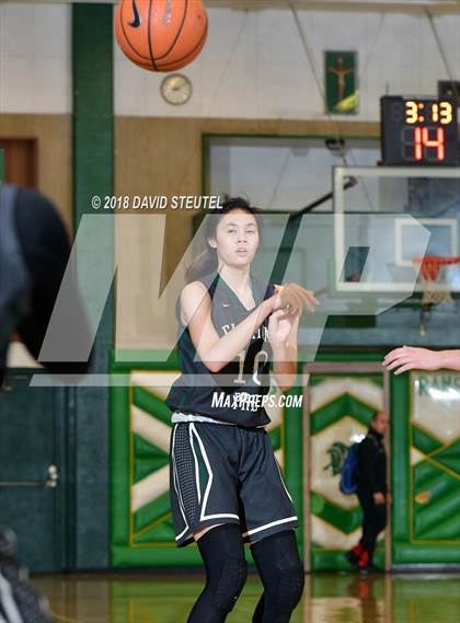 Thumbnail 3 in Fairmont Prep vs. Sacred Heart Cathedral Preparatory (St. Mary's Stockton MLK Showcase) photogallery.