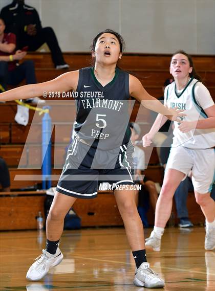 Thumbnail 2 in Fairmont Prep vs. Sacred Heart Cathedral Preparatory (St. Mary's Stockton MLK Showcase) photogallery.