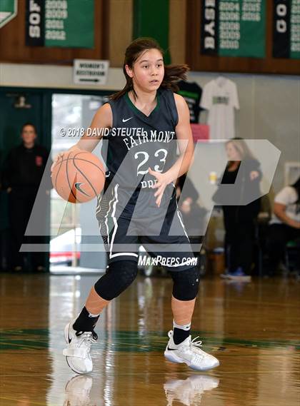 Thumbnail 1 in Fairmont Prep vs. Sacred Heart Cathedral Preparatory (St. Mary's Stockton MLK Showcase) photogallery.
