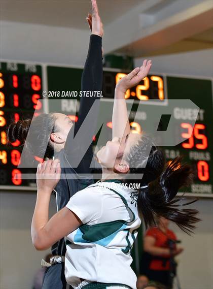 Thumbnail 1 in Fairmont Prep vs. Sacred Heart Cathedral Preparatory (St. Mary's Stockton MLK Showcase) photogallery.