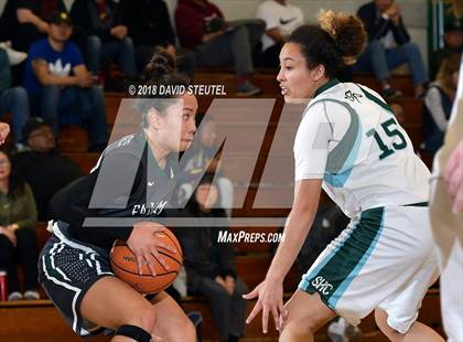 Thumbnail 1 in Fairmont Prep vs. Sacred Heart Cathedral Preparatory (St. Mary's Stockton MLK Showcase) photogallery.