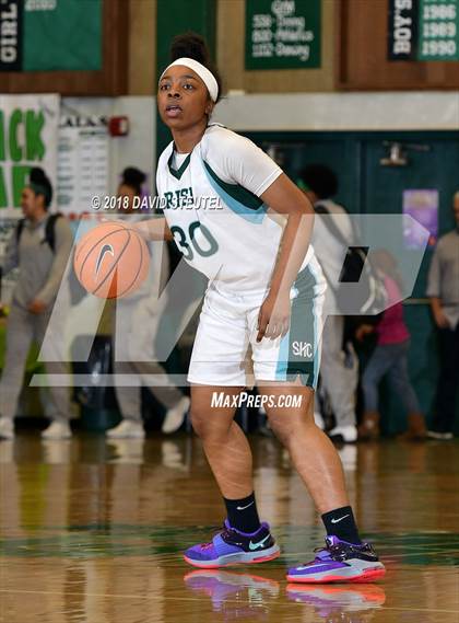 Thumbnail 3 in Fairmont Prep vs. Sacred Heart Cathedral Preparatory (St. Mary's Stockton MLK Showcase) photogallery.
