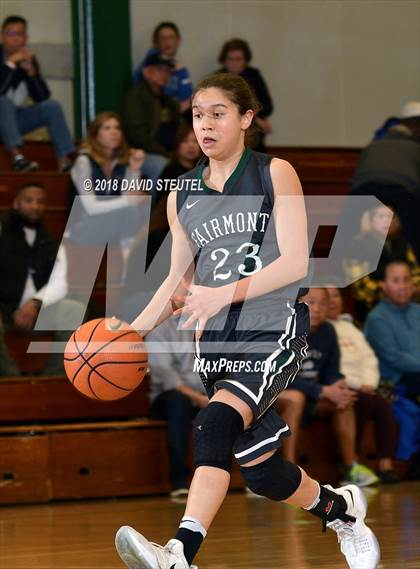 Thumbnail 3 in Fairmont Prep vs. Sacred Heart Cathedral Preparatory (St. Mary's Stockton MLK Showcase) photogallery.