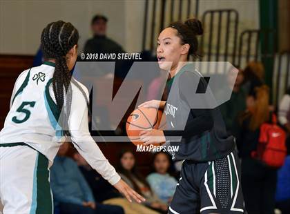 Thumbnail 1 in Fairmont Prep vs. Sacred Heart Cathedral Preparatory (St. Mary's Stockton MLK Showcase) photogallery.