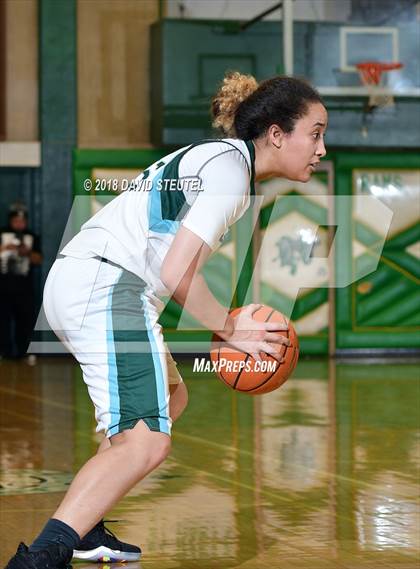 Thumbnail 3 in Fairmont Prep vs. Sacred Heart Cathedral Preparatory (St. Mary's Stockton MLK Showcase) photogallery.