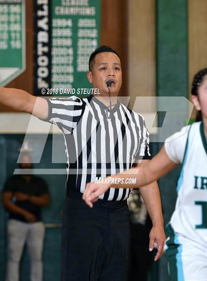Thumbnail 2 in Fairmont Prep vs. Sacred Heart Cathedral Preparatory (St. Mary's Stockton MLK Showcase) photogallery.