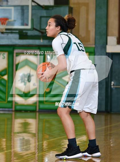 Thumbnail 1 in Fairmont Prep vs. Sacred Heart Cathedral Preparatory (St. Mary's Stockton MLK Showcase) photogallery.