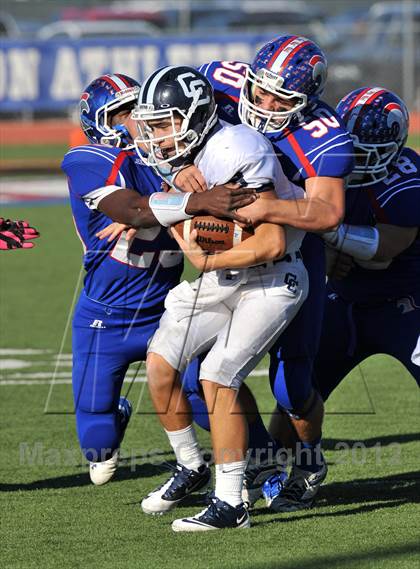 Thumbnail 3 in Central Catholic @ Trinity Christian (TAPPS Division 1 Bi-District Playoff) photogallery.