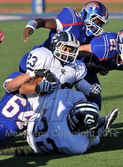 Thumbnail 2 in Central Catholic @ Trinity Christian (TAPPS Division 1 Bi-District Playoff) photogallery.
