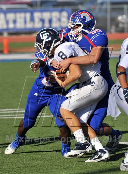 Thumbnail 2 in Central Catholic @ Trinity Christian (TAPPS Division 1 Bi-District Playoff) photogallery.