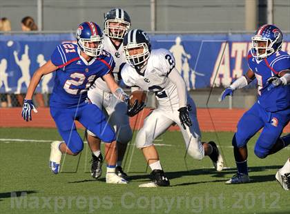 Thumbnail 2 in Central Catholic @ Trinity Christian (TAPPS Division 1 Bi-District Playoff) photogallery.