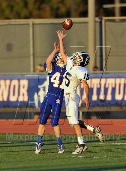 Thumbnail 2 in Central Catholic @ Trinity Christian (TAPPS Division 1 Bi-District Playoff) photogallery.