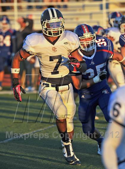 Thumbnail 2 in Central Catholic @ Trinity Christian (TAPPS Division 1 Bi-District Playoff) photogallery.