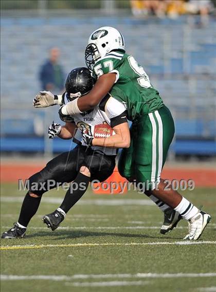 Thumbnail 1 in St. Anthony's vs. Holy Trinity (CHSFL Class AAA Final) photogallery.