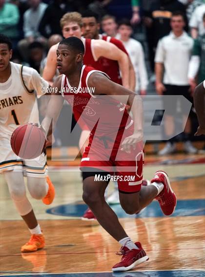 Thumbnail 3 in Monsignor Bonner/Archbishop Prendergast Catholic vs. Archbishop Carroll  (PIAA 4A Quarterfinal) photogallery.