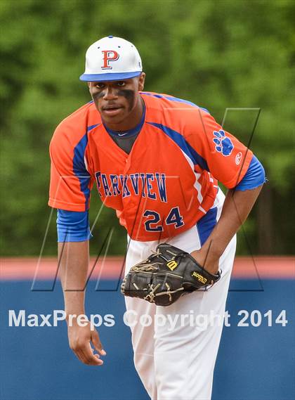Thumbnail 2 in Parkview vs. West Forsyth (GHSA 6A Round 1 Playoff) photogallery.