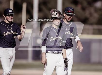Thumbnail 3 in Xavier Prep vs Notre Dame (SO) photogallery.