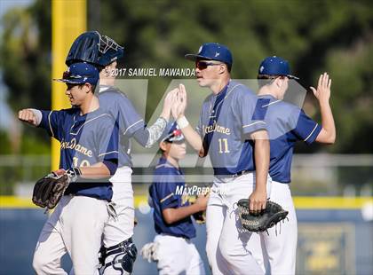 Thumbnail 1 in Xavier Prep vs Notre Dame (SO) photogallery.
