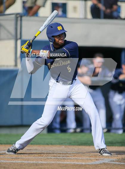 Thumbnail 1 in Xavier Prep vs Notre Dame (SO) photogallery.