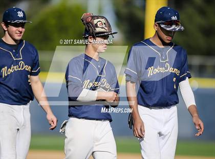 Thumbnail 1 in Xavier Prep vs Notre Dame (SO) photogallery.