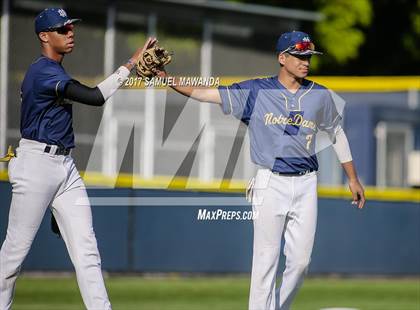 Thumbnail 2 in Xavier Prep vs Notre Dame (SO) photogallery.
