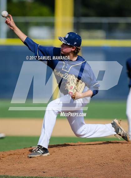 Thumbnail 2 in Xavier Prep vs Notre Dame (SO) photogallery.