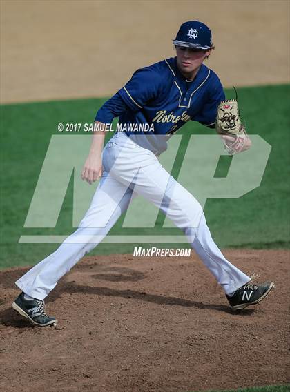 Thumbnail 3 in Xavier Prep vs Notre Dame (SO) photogallery.