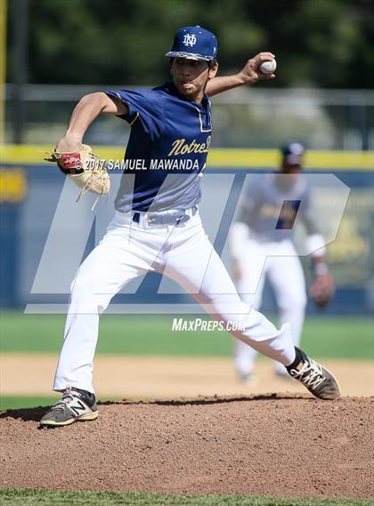 Thumbnail 1 in Xavier Prep vs Notre Dame (SO) photogallery.
