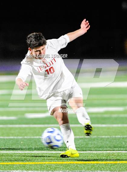Thumbnail 3 in Jesuit vs. Turlock (CIF SJS D1 Final) photogallery.