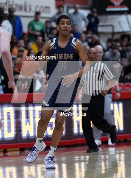 Thumbnail 1 in Notre Dame vs. Norte Dame Catholic (CIAC Division I Semifinal) photogallery.
