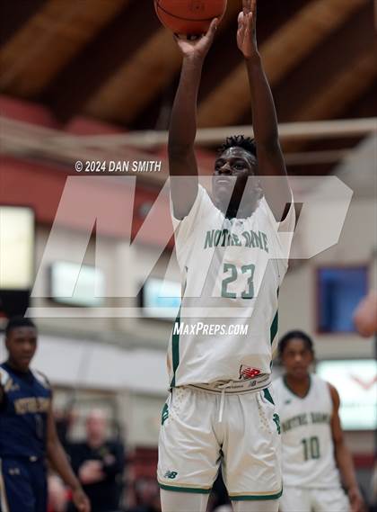 Thumbnail 1 in Notre Dame vs. Norte Dame Catholic (CIAC Division I Semifinal) photogallery.