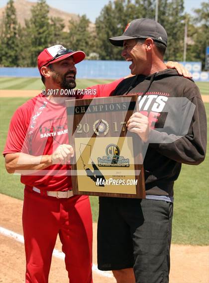 Thumbnail 1 in Moreno Valley vs. Santa Maria (CIF SS Division 6 Final) photogallery.