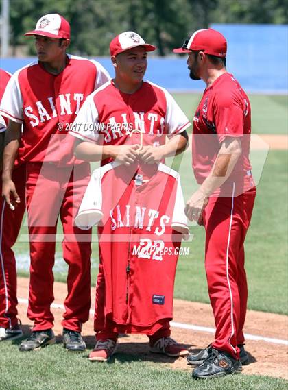 Thumbnail 1 in Moreno Valley vs. Santa Maria (CIF SS Division 6 Final) photogallery.