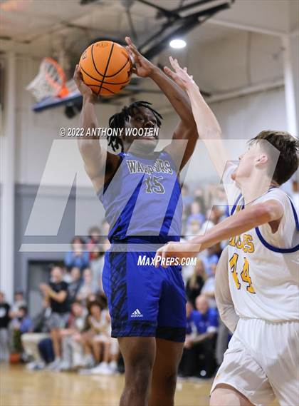 Thumbnail 1 in Fayetteville Christian vs  Cape Fear Christian Academy (Senior Classic Tournament)  photogallery.