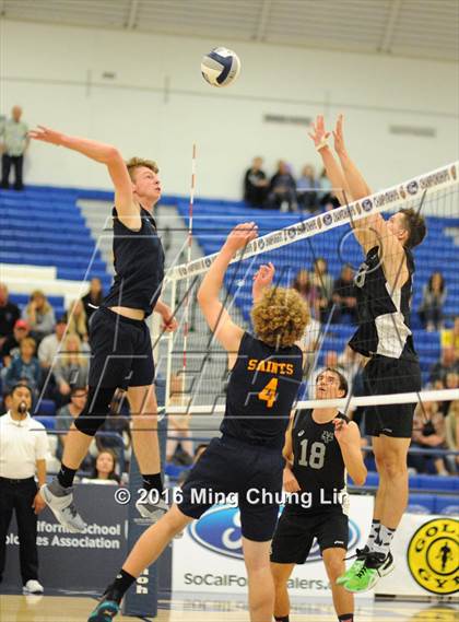 Thumbnail 1 in Saddleback Valley Christian vs. Crean Lutheran (CIF SS D4 Final) photogallery.