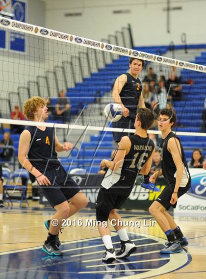 Thumbnail 3 in Saddleback Valley Christian vs. Crean Lutheran (CIF SS D4 Final) photogallery.