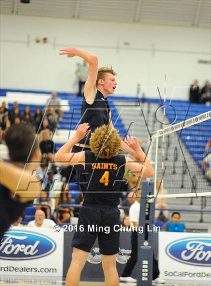 Thumbnail 2 in Saddleback Valley Christian vs. Crean Lutheran (CIF SS D4 Final) photogallery.