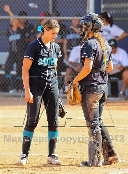 Thumbnail 2 in Santiago @ West Ranch (CIF SS Playoffs) photogallery.