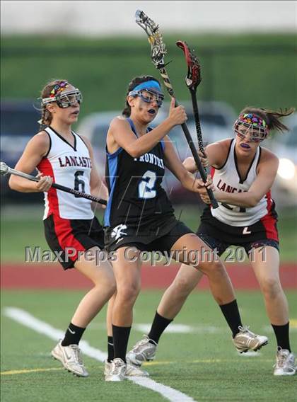 Thumbnail 2 in Frontier vs. Lancaster (Section 6 Class A Semifinal) photogallery.