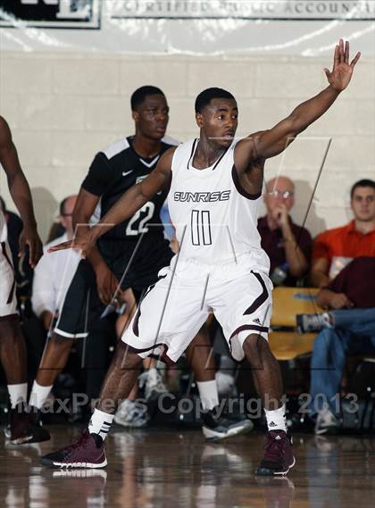 Thumbnail 2 in Sunrise Christian Academy vs. Barking Abbey (London) (City of Palms Classic) photogallery.