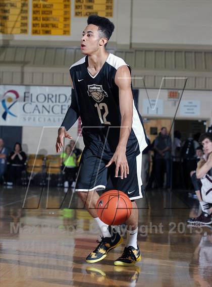 Thumbnail 2 in Sunrise Christian Academy vs. Barking Abbey (London) (City of Palms Classic) photogallery.