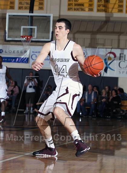 Thumbnail 2 in Sunrise Christian Academy vs. Barking Abbey (London) (City of Palms Classic) photogallery.