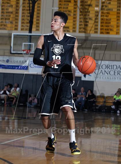 Thumbnail 2 in Sunrise Christian Academy vs. Barking Abbey (London) (City of Palms Classic) photogallery.